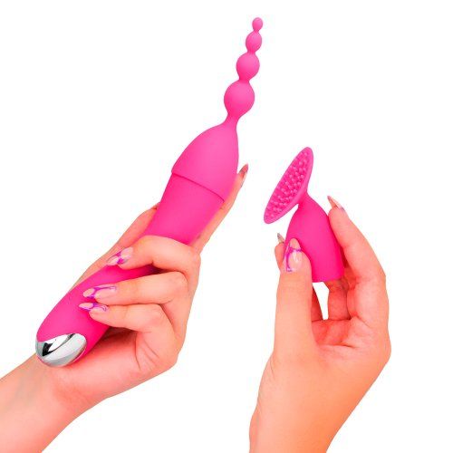 Vibrador con cabezales intercambiables
