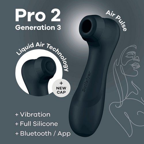 SATISFYER PRO 2 GENERATION 3 APP NEGRO