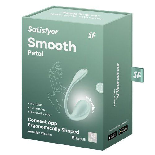 SATISFYER   SMOOTH PETAL ESTIMULADOR PUNTO G VERDE AGUA APP GRATUITA
