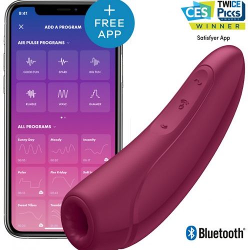 Satisfyer CURVY 1+  Succionador de clítoris Air Pulse Stimulator + Vibration