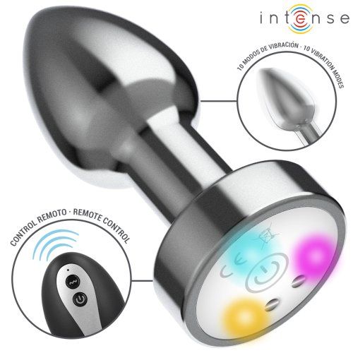 Plug metal con luces led