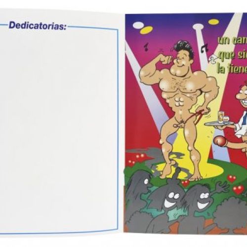 TARJETA DEDICATORIAS NOVIA