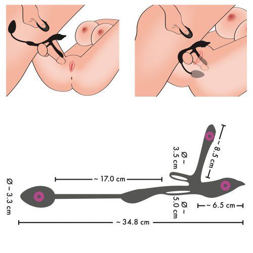 VIBRADOR PARA PAREJAS MULTIFUNCIÓN