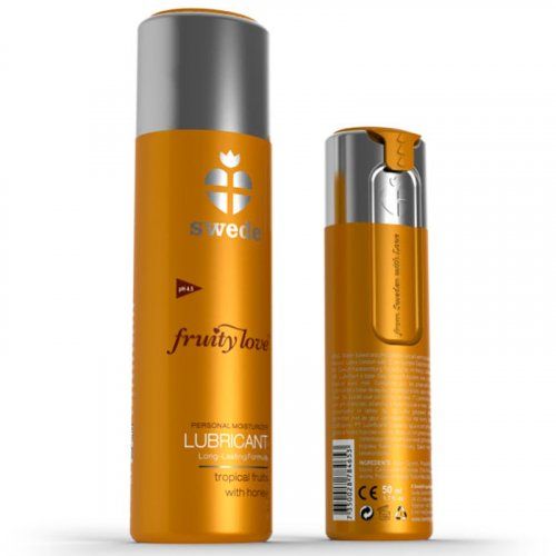 LUBRICANTE SWEDE FRUITY LOVE  FRUTAS TROPICALES CON MIEL
