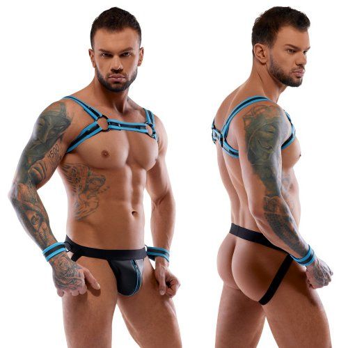 Arnés, suspensorio con esposas