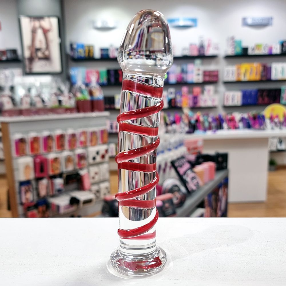 Dildo de vidrio templado