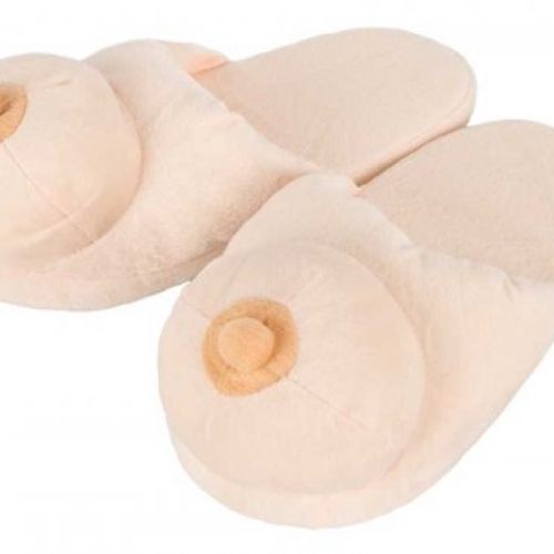 zapatillas pechos peluche