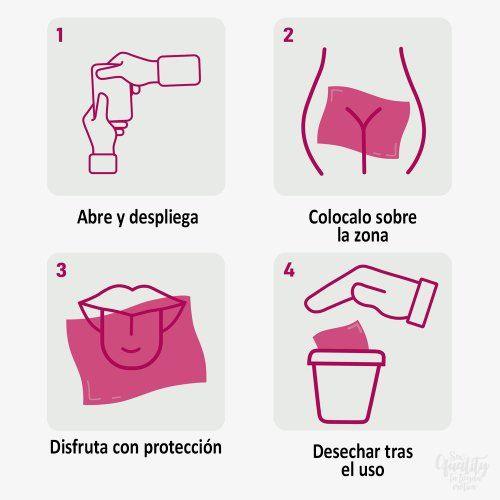 BARRERAS ORALES DE LATEX FRESA 3 UDS