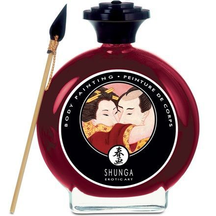 pintura corporal comestible shunga