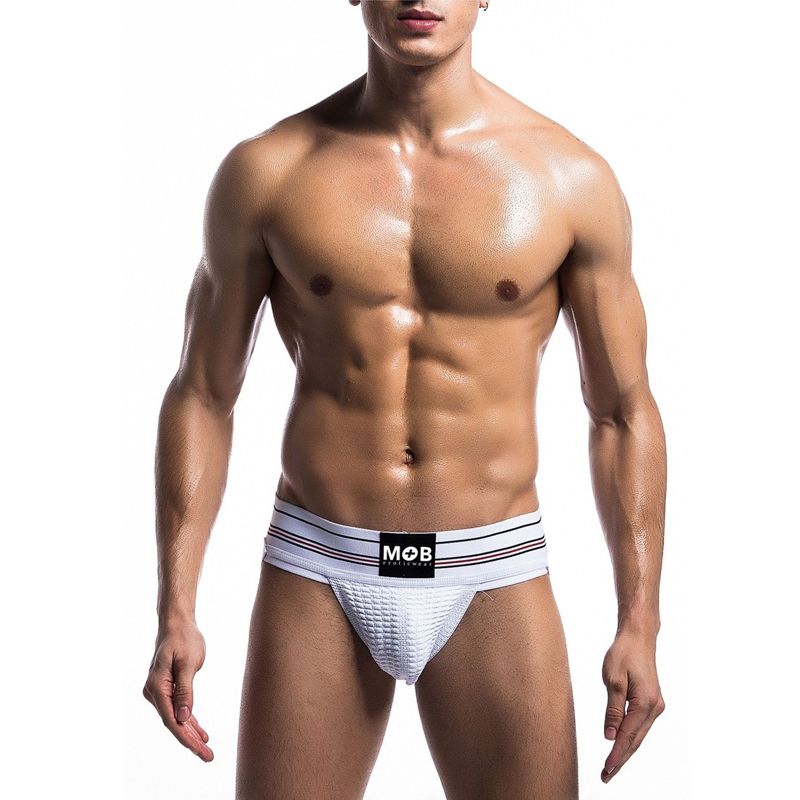 suspensorio blanco deportivo Jock Straps