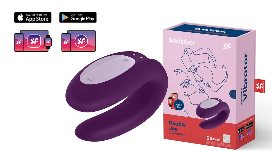 Satisfyer DOUBLE JOY, vibrador para parejas con APP