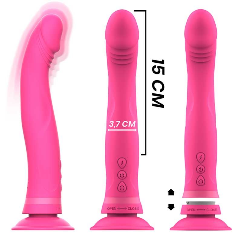 Vibrador con ventosa