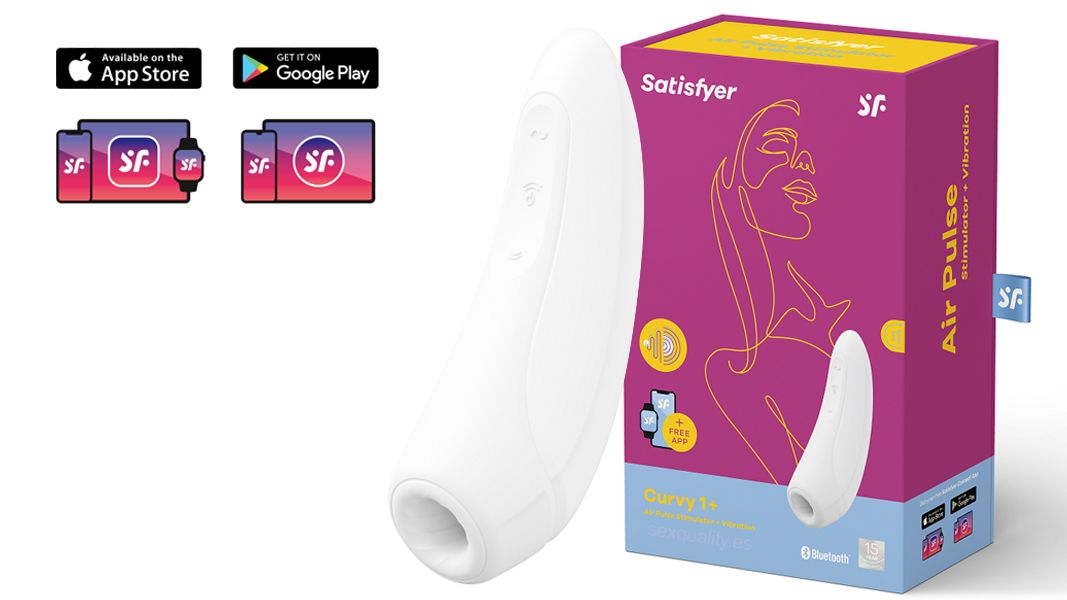 Satisfyer CURVY 1+  Air Pulse Stimulator + Vibration 