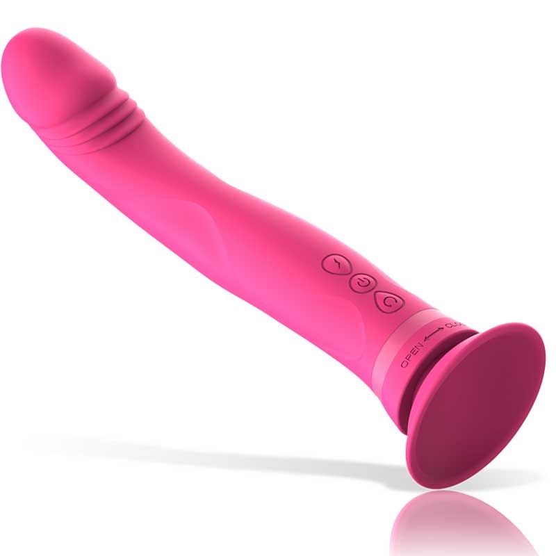 Vibrador con ventosa extraíble