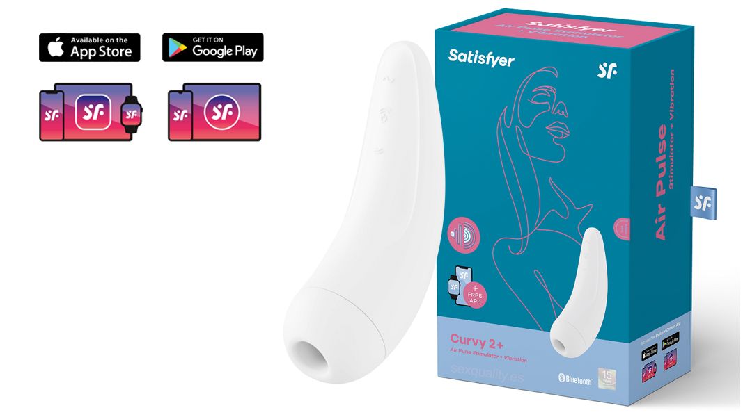 Satisfyer CURVY 2+ Estimulador de Pulsos de Aire + Vibración