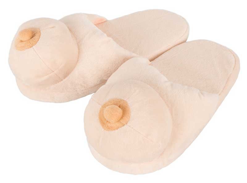 Zapatillas tetas peluche