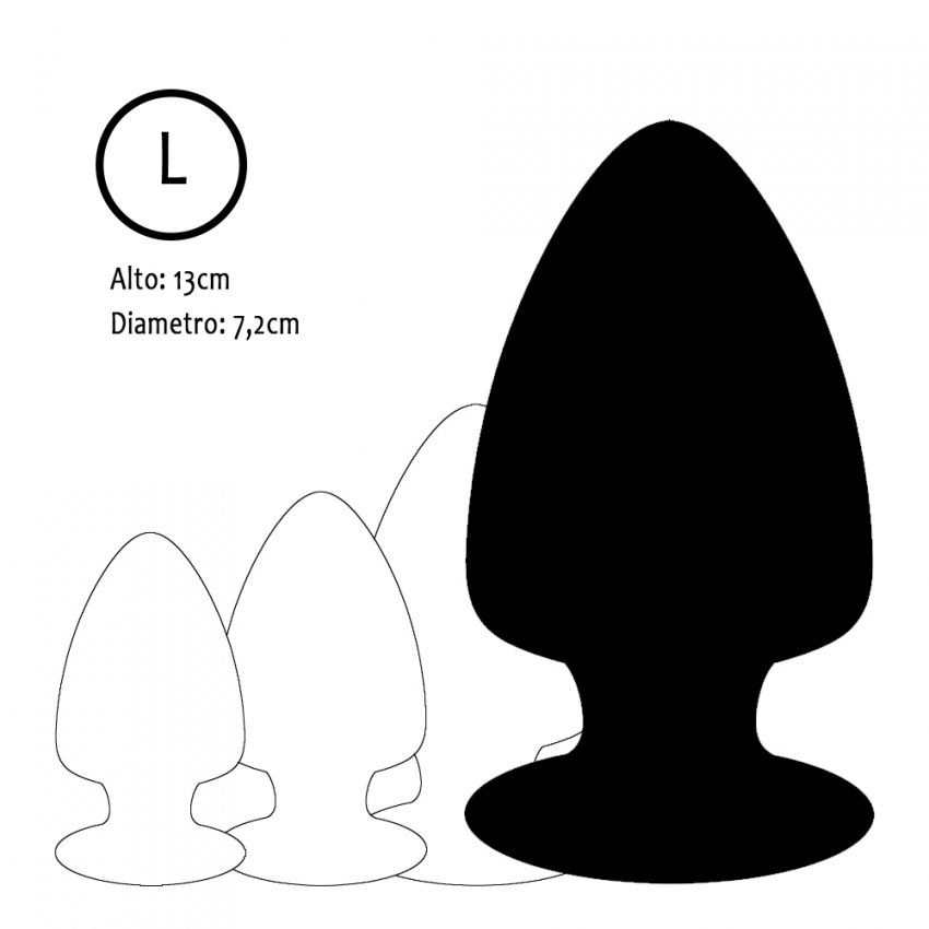 SILEXD - MODELO 1 PLUG ANAL TALLA L