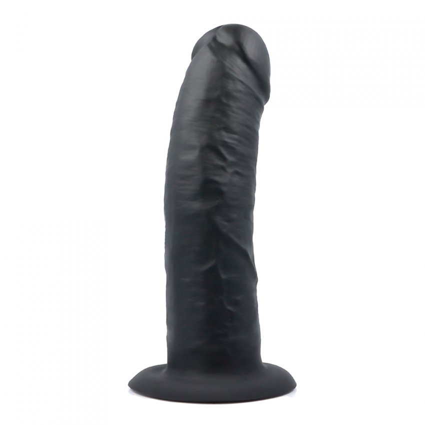 PENE REALÍSTICO NEGRO CON VENTOSA